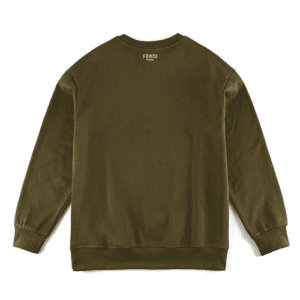 Brown Fendi Yellow Eyes Sweatshirt Replica
