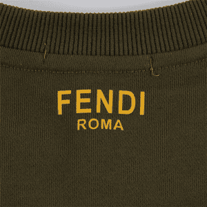 Brown Fendi Yellow Eyes Sweatshirt Replica