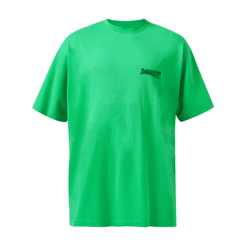Grünes Balenciaga Replik T-Shirt Klassisch