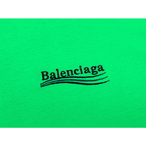 Green Balenciaga Replica T-Shirt Classic