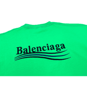 Green Balenciaga Replica T-Shirt Classic