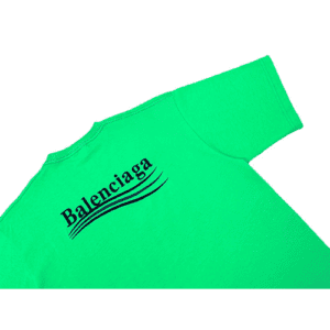 Green Balenciaga Replica T-Shirt Classic