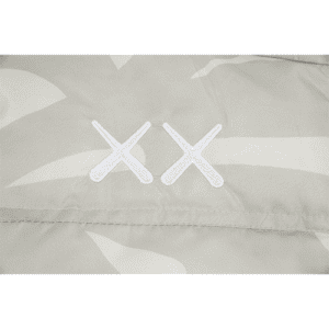 Kaws x The North Face Replica Retro 1996 Grey Nuptse Jacket