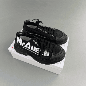 McQueen Graffiti Tread Slick Lace Up