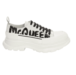 McQueen Graffiti Tread Slick Lace Up Reps