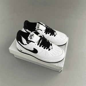 Nike Air Force 1 '07 Low White Black Outline Swoosh