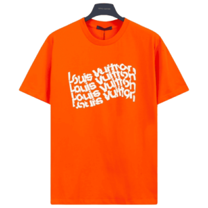 Orange LV Replica T-shirt