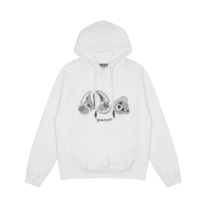 Palm Angels Replica Unisex Hoodie - White