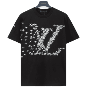 Black LV Reps Airplane Tee