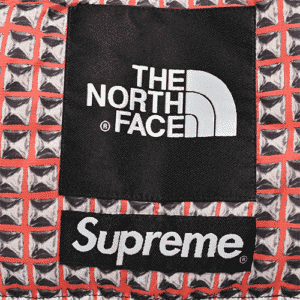 Supreme x The North Face Red Studded Nuptse Jacket