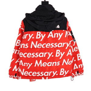 Supreme x The North Face Replica Red Bamn Nuptse Jacket