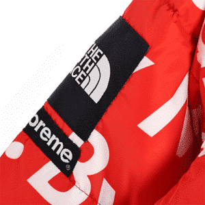 Supreme x The North Face Replica Red Bamn Nuptse Jacket