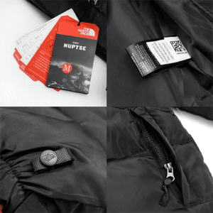 The North Face Replica Short Black Marbled Down Jacket
