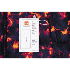 The North Face Replica Short Black Marbled Down Jacket