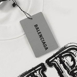 White Balenciaga Replica Oversized Sweatshirt