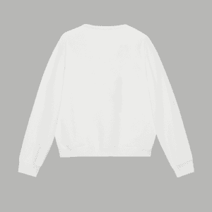 White Fendi Replica Sweatshirt with Bag Logo