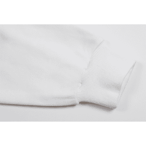 White Givenchy Replica Sweatshirt with Spiral Logo