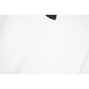 White Givenchy Replica Sweatshirt with White Sequins