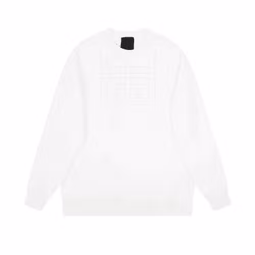 White Givenchy Replica Sweatshirt with White Sequins