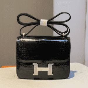 Constance 18 Alligator Black