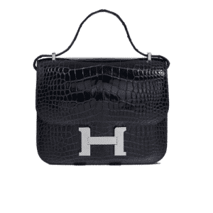 Constance 18 Alligator Black