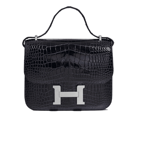Constance 18 Alligator Black