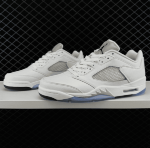 Jordan 5 Reps Retro Low Metallic White