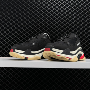 Balenciaga Reps Triple S DIY Black Red White (2)