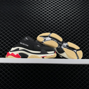 Balenciaga Reps Triple S DIY Black Red White (3)