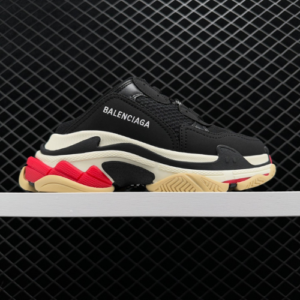 Balenciaga Reps Triple S DIY Black Red White (6)