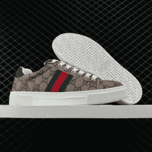 Gucci Reps Ace GG Crystal Canvas Web Beige (5)