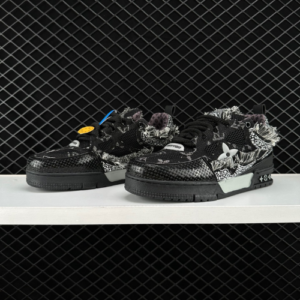 LV Reps Skate Black Swarovski Monogran (2)