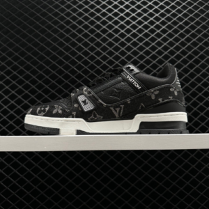 LV Reps Trainer Black Monogram Denim (5)