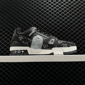 LV Reps Trainer Black Monogram Denim (6)