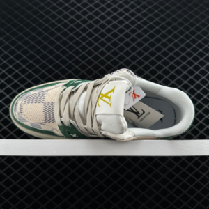 LV Reps Trainer Damier White Green (4)