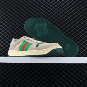 Gucci Reps Screener Distressed Low Top Sneaker 5